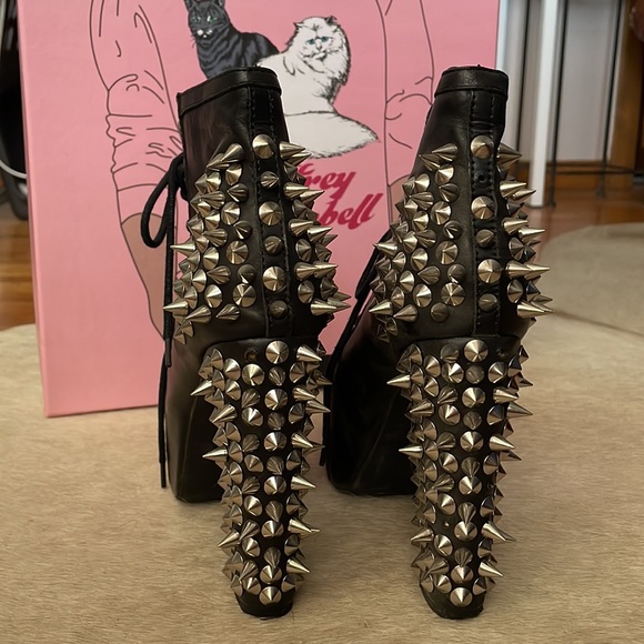Jeffrey Campbell ‘Lita’ Spiked Platform Booties - Picture 2 of 2